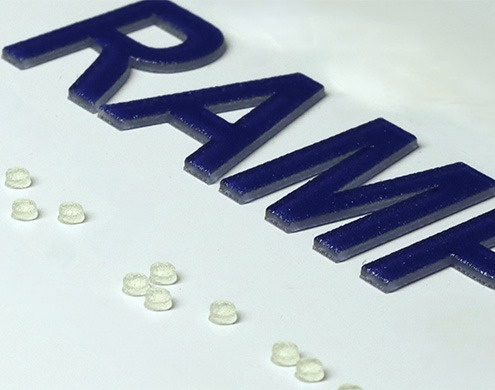 Braille sign application example published by Mimaki for the JFX200-1213 EX