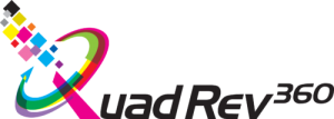 QuadRev UV Rotary Printer Logo