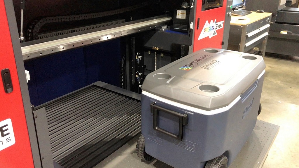 High quality and fast UV Printer for Coolers