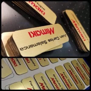 Mimaki UJF-3042 MK II e UV printer for plastic