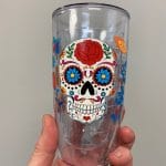 UV inkjet printer for printing to cups glass and drinkware