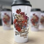 printer for tumblers that range from plastic to stainless to powder coat