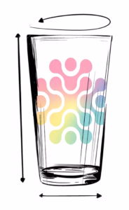 Pint Glass Rotary Printer Example