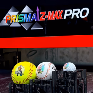 Prisma ZMax Pro Sport Balls Printed Samples on Bed Peg Board