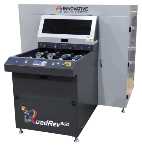 UV Rotary Printer - QuadRev 360